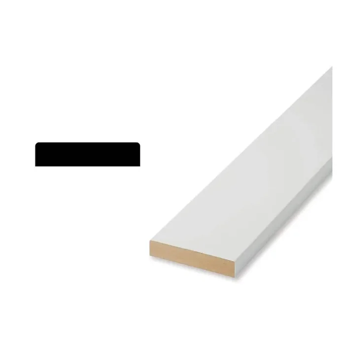 Woodgrain Millwork 45E2 11/16 in. x 4 1/2 in. x 96 in. Craftsman Primed MDF Casing (1-Piece − 8 Total Linear Feet)