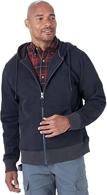 Wrangler Men’s Riggs Workwear Caviar Full Zip Hoodie