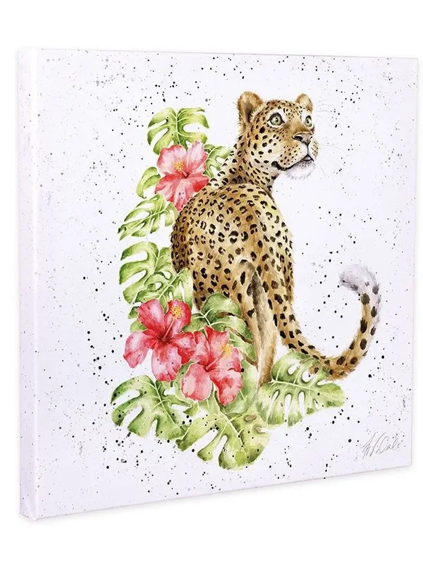 Wrendale Canvas Art PAC024 Leopard