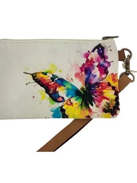 Wristlet Mariposa Canvas 5×8