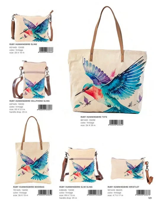 Wristlet Orchid Canvas 5×8