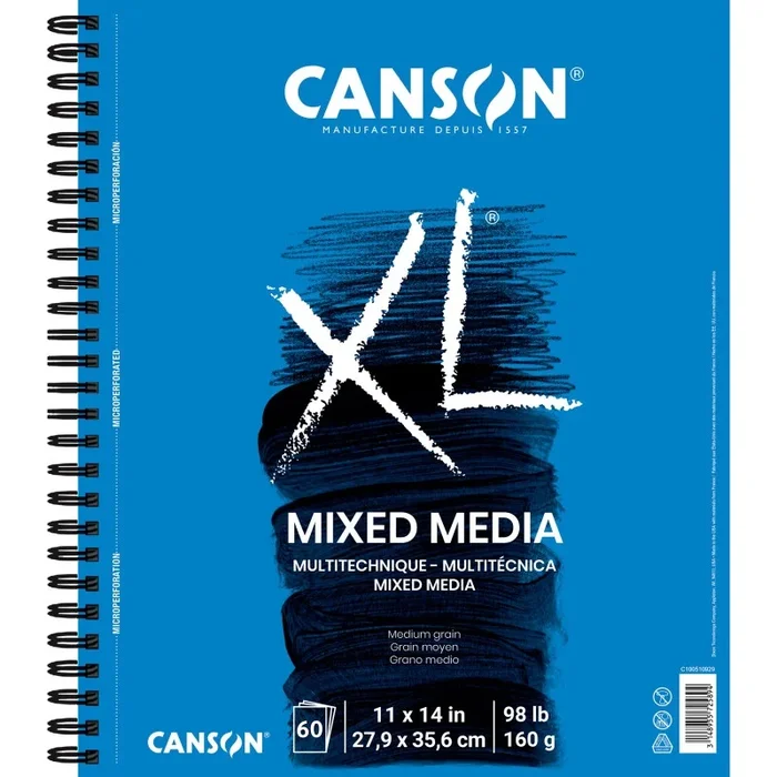 Xl Mixed Media Pad Side 11X14in 60 Sheets