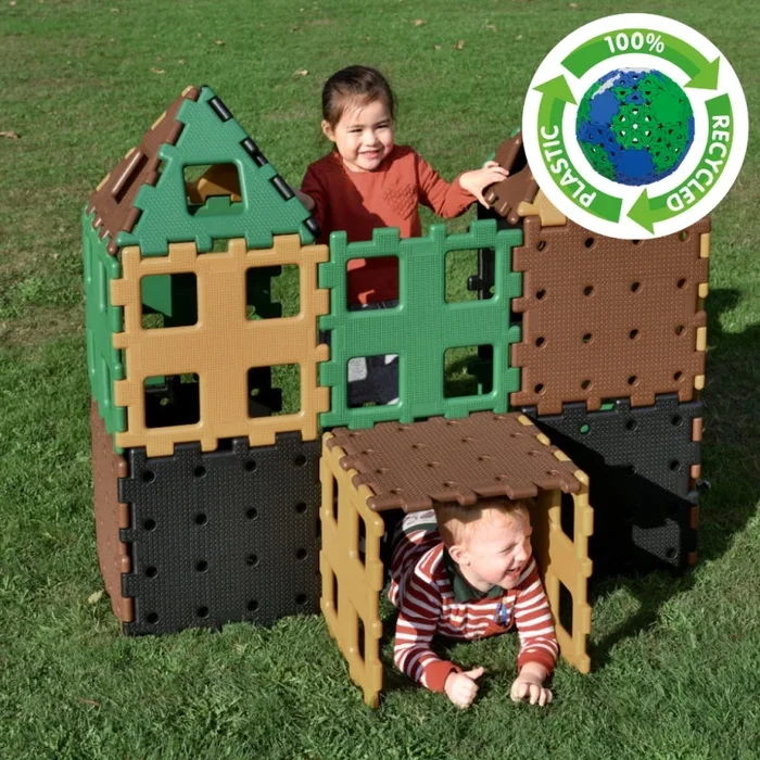 Xl Polydron Natural Colours Set 2