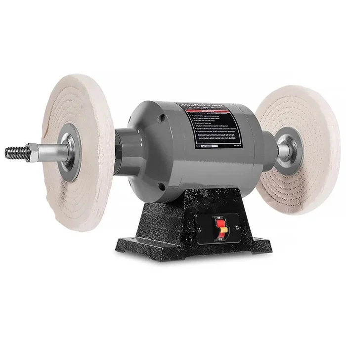 XtremepowerUS 10 in. 1 HP 750-Watt Benchtop Dual Pad Polishing Grinder Buffer