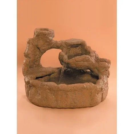 Yosemite Cast Stone Outdoor Fountain – Small