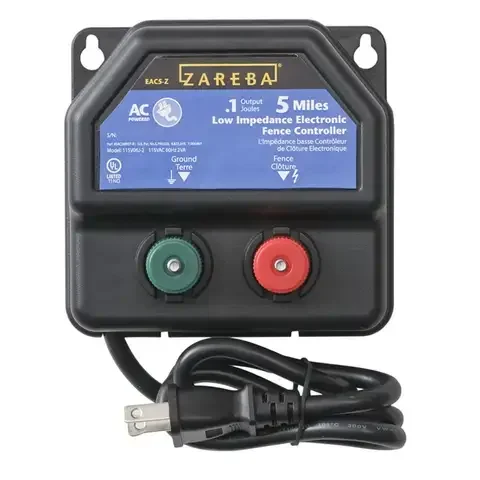Zareba 115 V Alternating Current Low Impedance Fence Energizer 5 V Black
