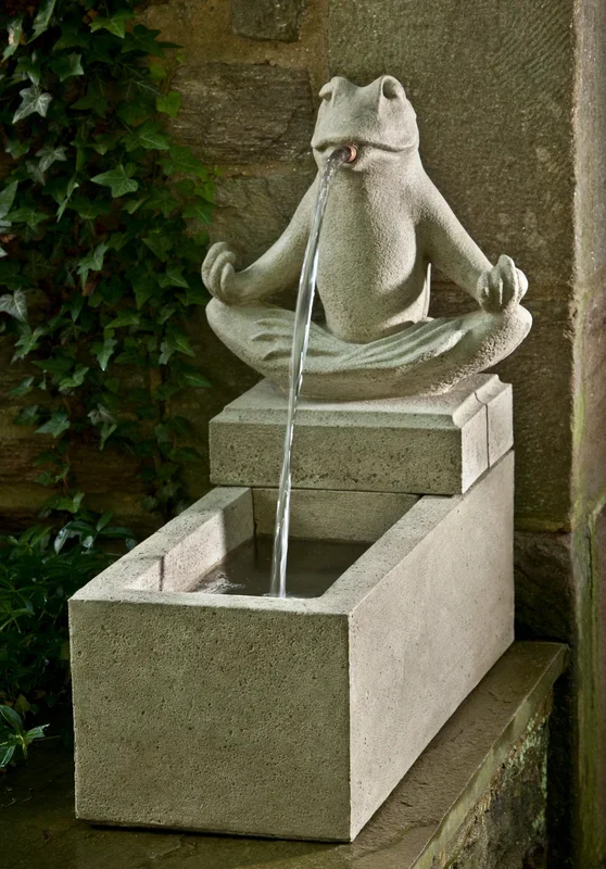 Zen Plinth Fountain by Campania International