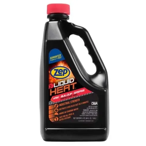 Zep Liquid Heat Gel Drain Opener 64 oz