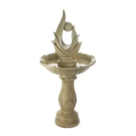 Zingz & Thingz Fiberglass/Resin Brown 44 in. H Artistic Fountain